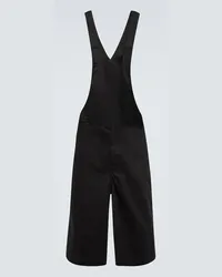 Comme des Garçons Comme des Garcons Shirt Jumpsuit aus Baumwoll-Twill Schwarz