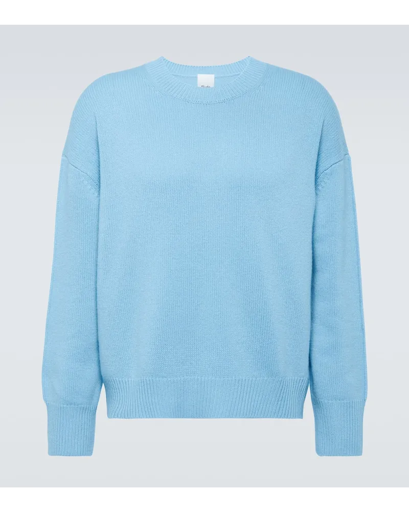 ALLUDE Pullover aus Kaschmir Blau