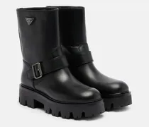 Bikerstiefel Stride aus Leder