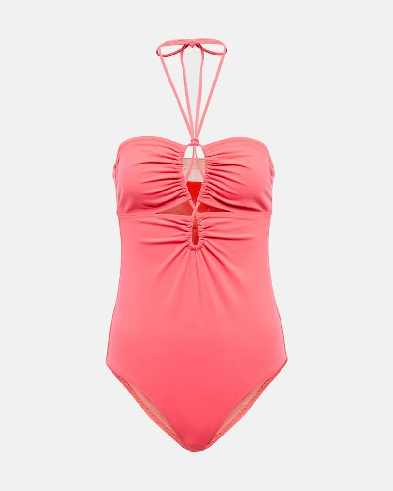 Ulla Johnson Badeanzug Minorca Maillot Rosa