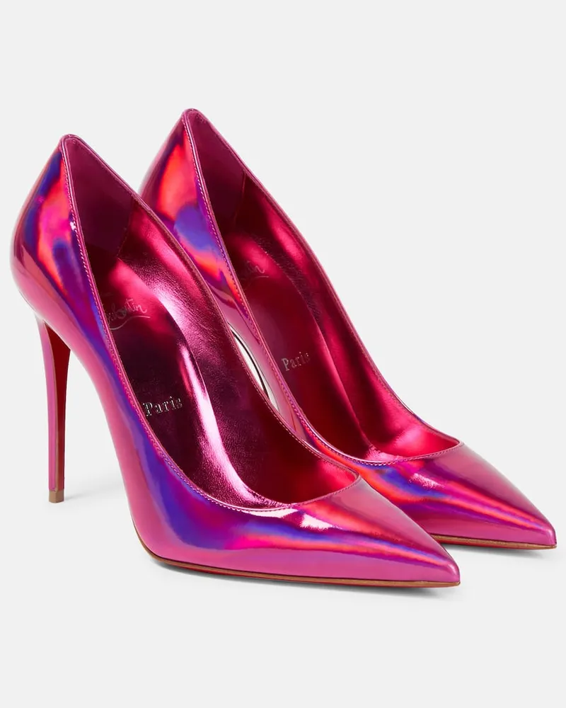 Christian Louboutin Pumps Kate 100 aus Lackleder Rosa