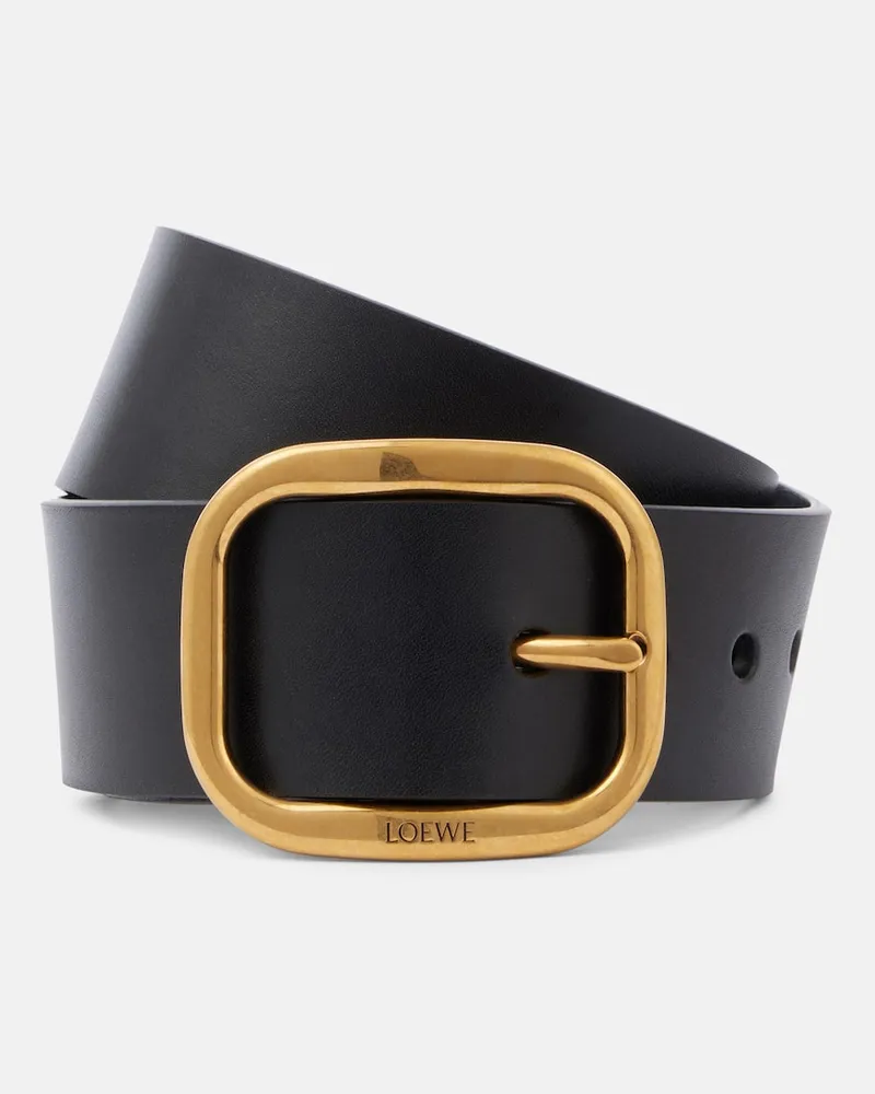 Loewe Gürtel aus Leder Schwarz