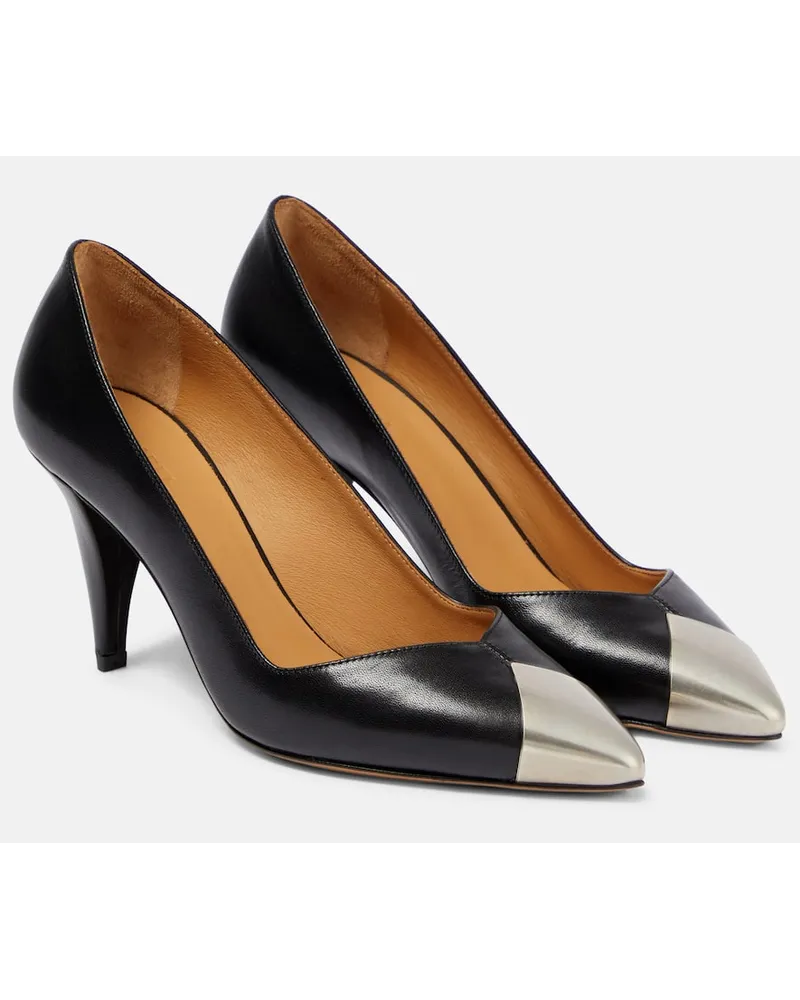 Isabel Marant Pumps Palda aus Leder Schwarz