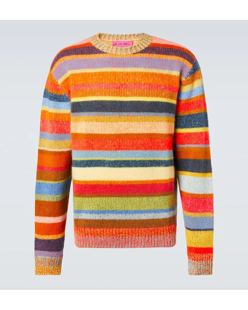 The Elder Statesman Pullover aus Kaschmir Multicolor