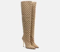 Overknee-Stiefel Bombshell GG aus Canvas