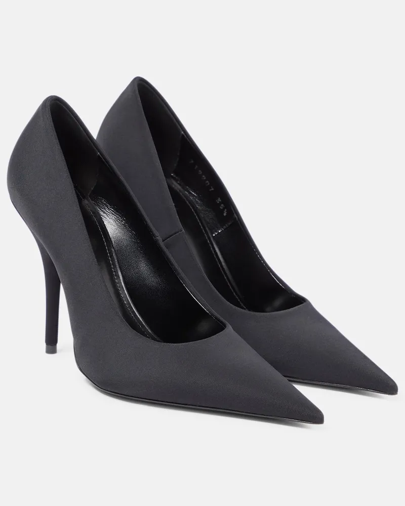 Balenciaga Pumps Knife aus Jersey Schwarz