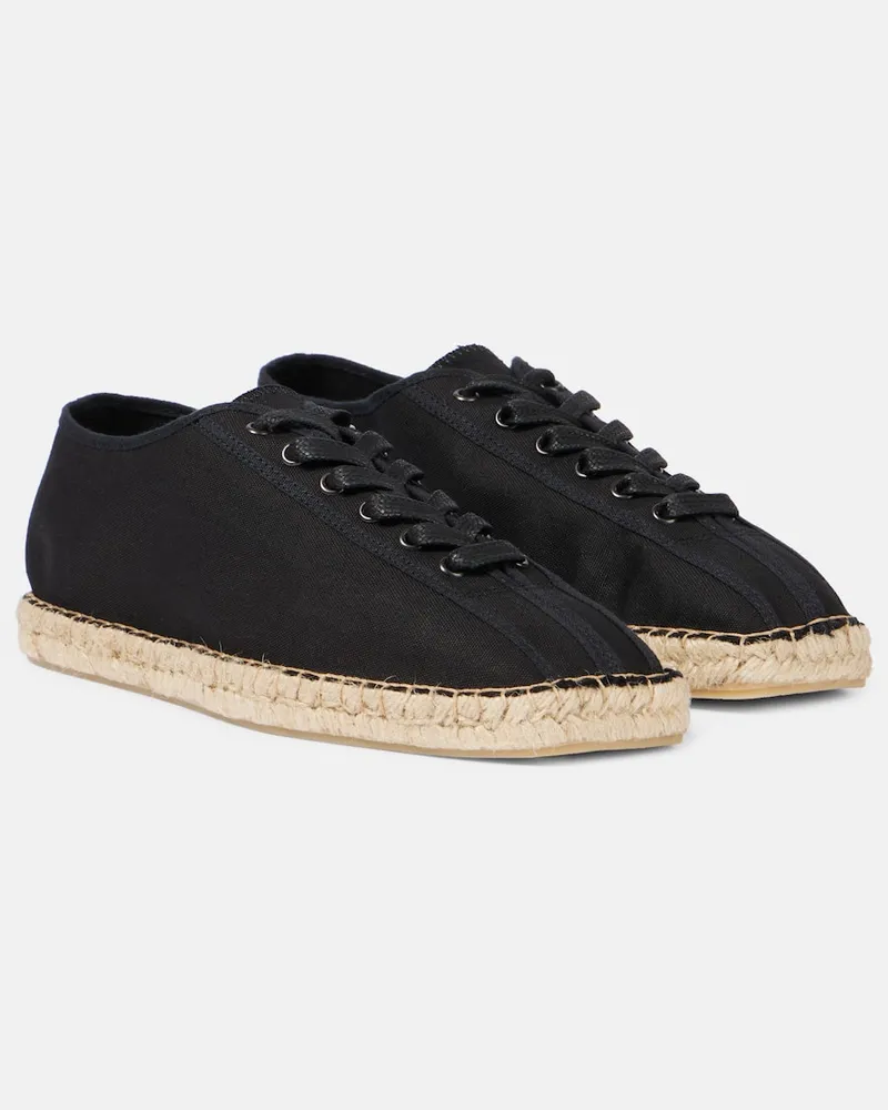 Christophe Lemaire Espadrilles Linoleum Schwarz