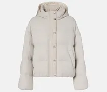 Daunenjacke aus einem Kaschmirgemisch