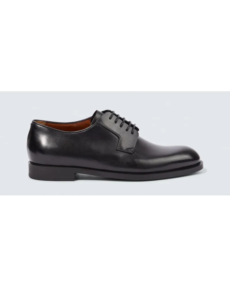 Ermenegildo Zegna Schnuerschuhe New Classic Flex aus Leder Schwarz