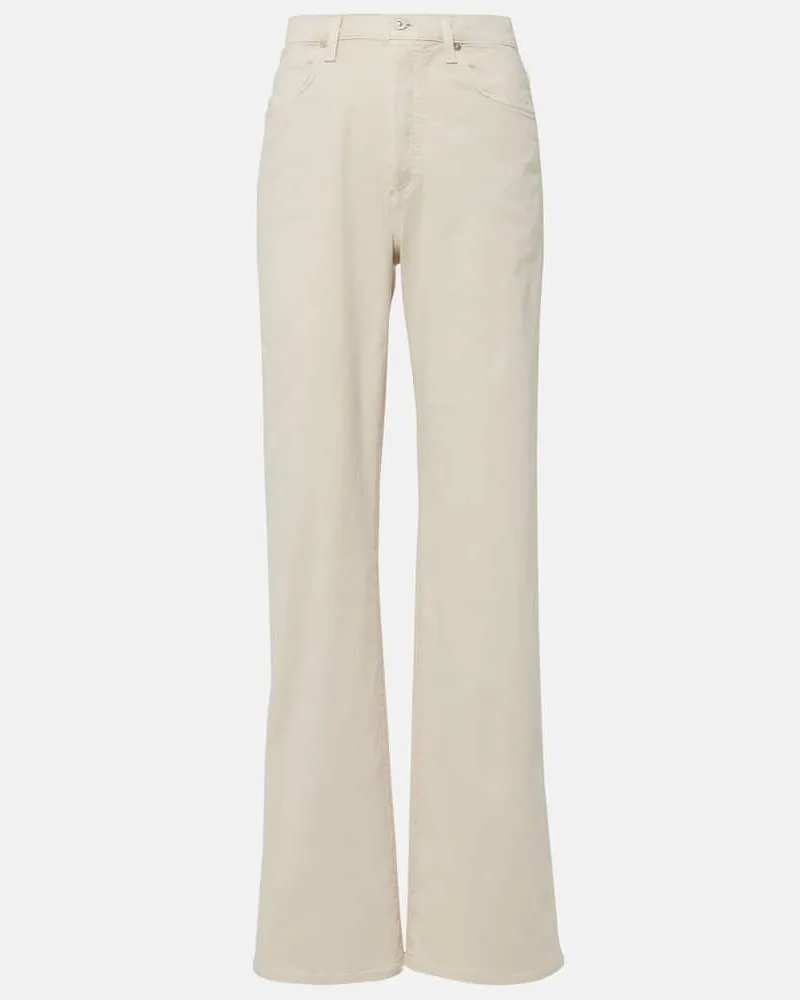 Citizens of humanity High-Rise Straight Jeans Annina Neutral