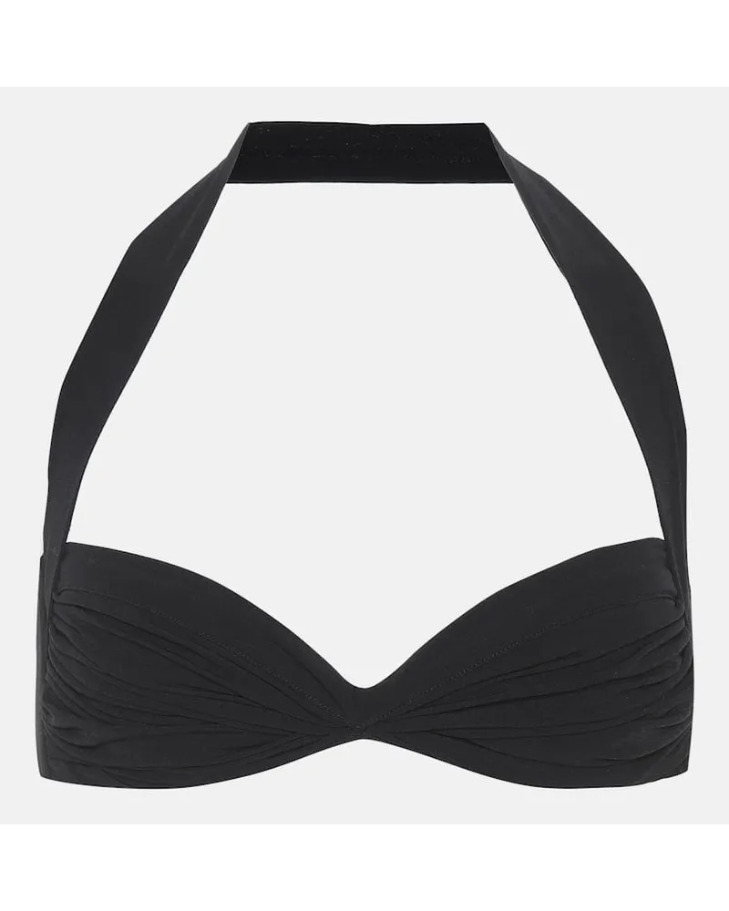 Norma Kamali Bikini-Oberteil Bill Bra Schwarz