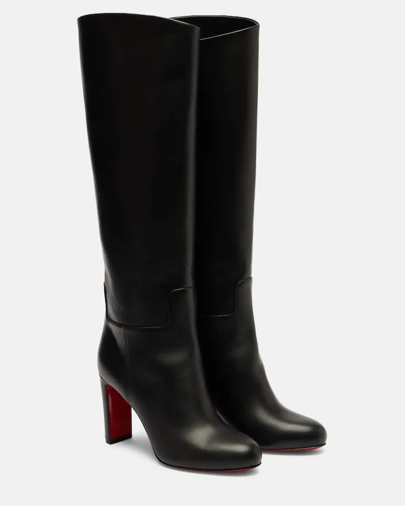 Christian Louboutin Stiefel aus Leder Schwarz