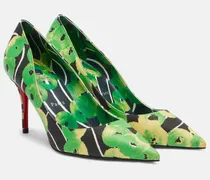 Bedruckte Pumps Miss Z 80 aus Satin