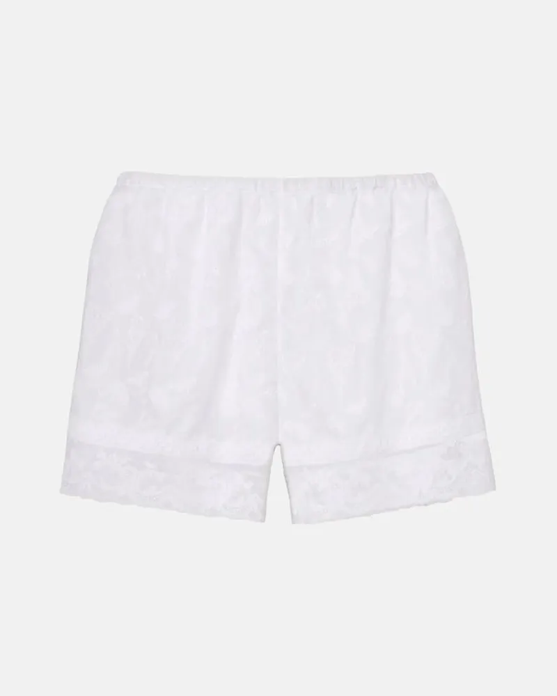 Eres Shorts Floralie aus Voile Weiß