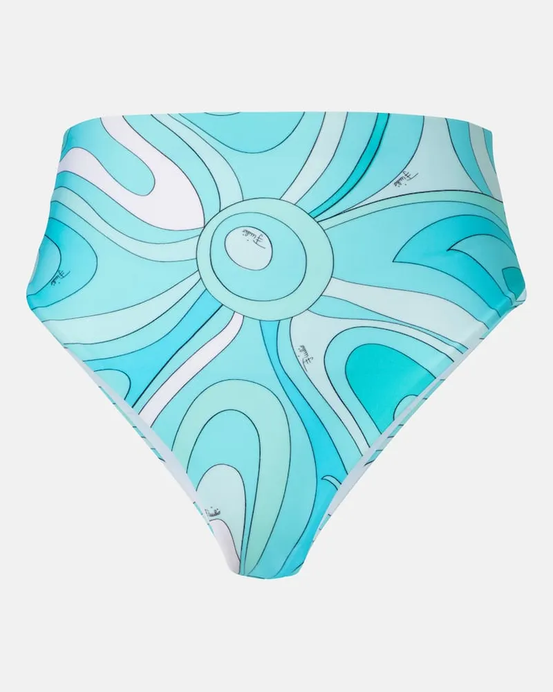 Emilio Pucci Bikini-Höschen Marmo Blau