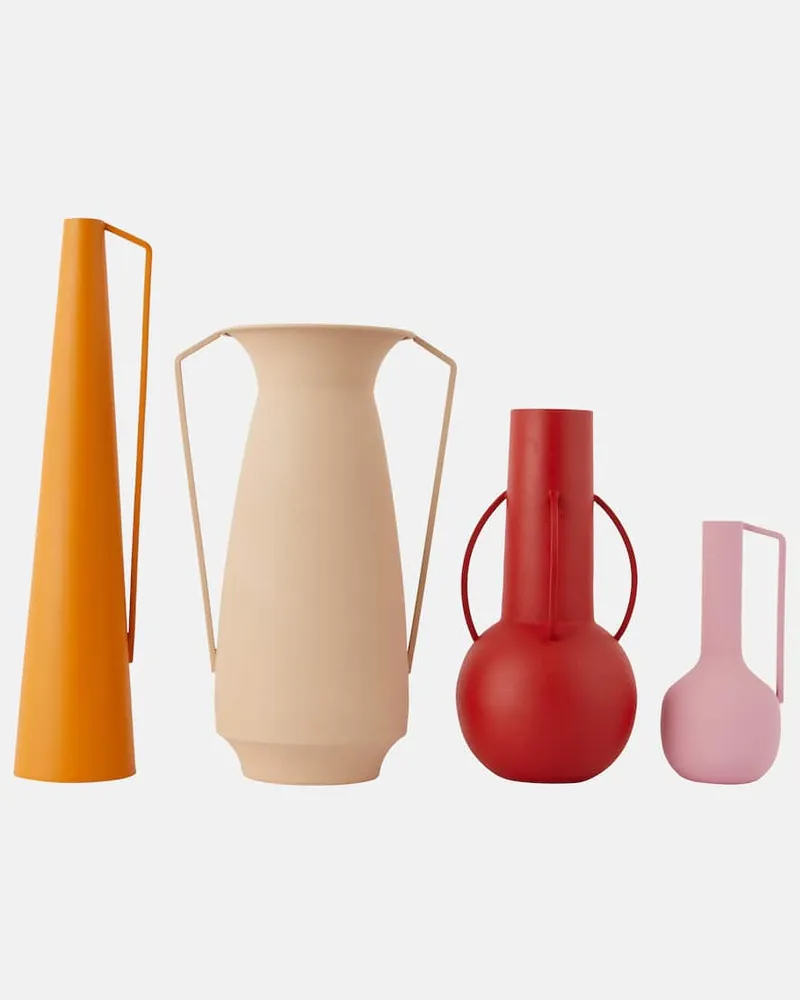 POLSPOTTEN Set Roman aus vier Vasen Multicolor