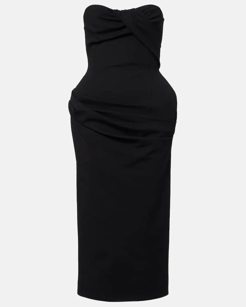 Magda Butrym Midikleid Schwarz