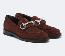 Loafers Boulevard aus Veloursleder