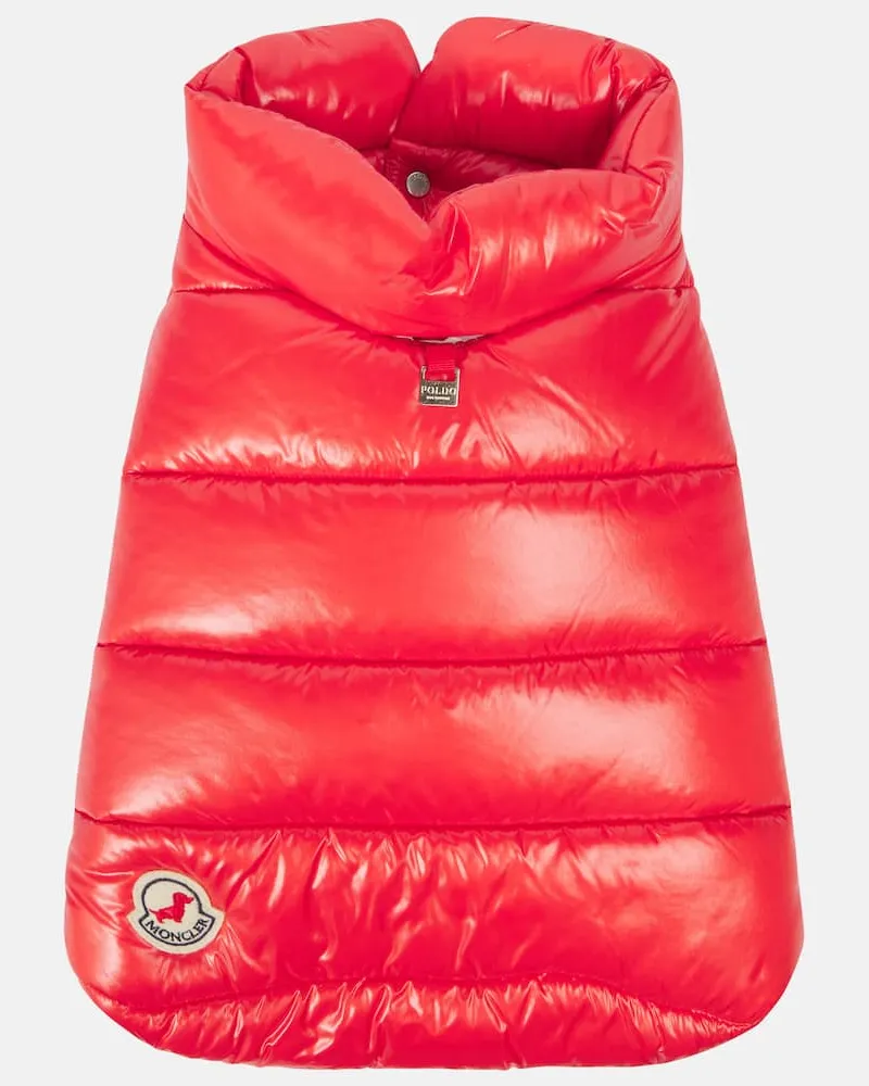 Moncler Mantel fuer Hunde Rot