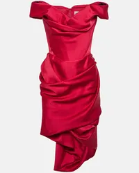 Vivienne Westwood Minikleid Nova Cora aus Satin Rot