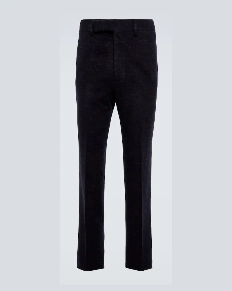 Gabriela Hearst Hose Ernest aus Kaschmir Blau