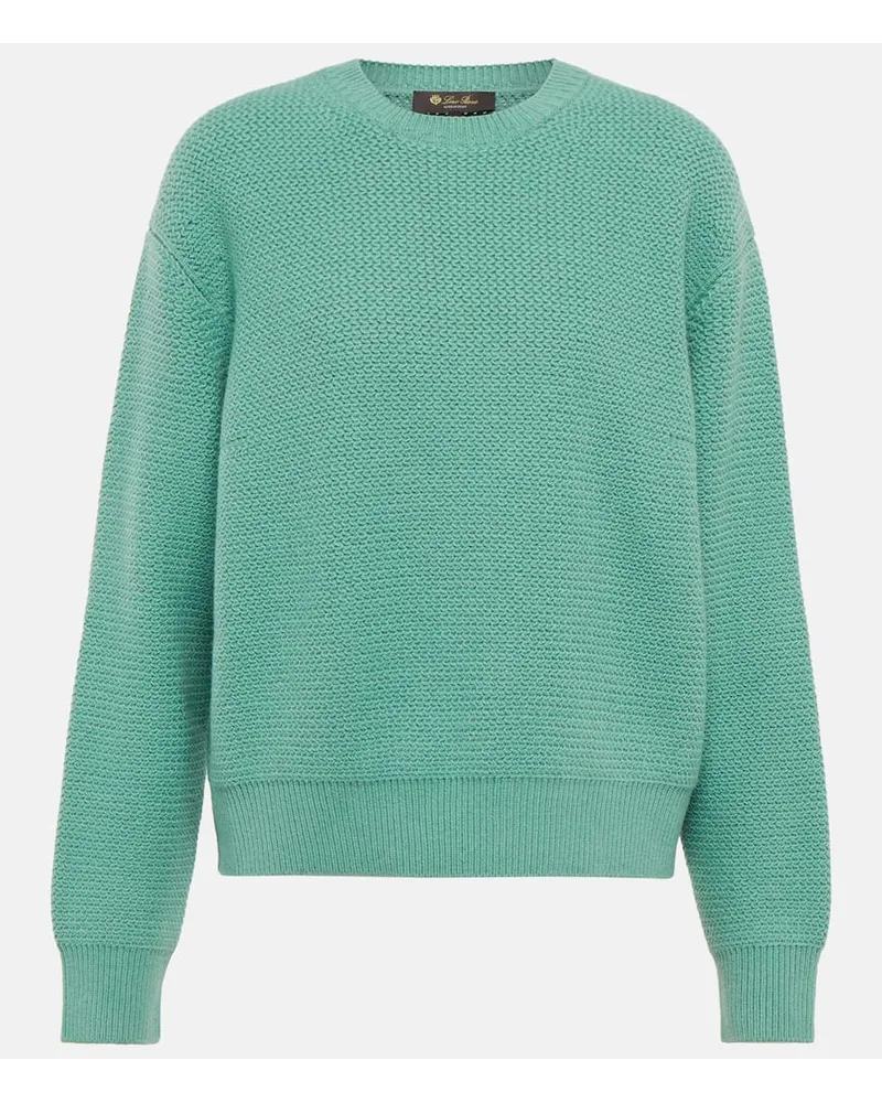 Loro Piana Pullover aus Kaschmir Gruen