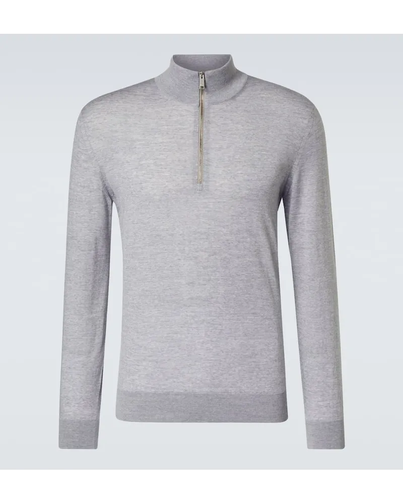 Ermenegildo Zegna Pullover aus Wolle Grau