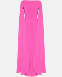 Solace London Robe Sadie aus Crepe Pink