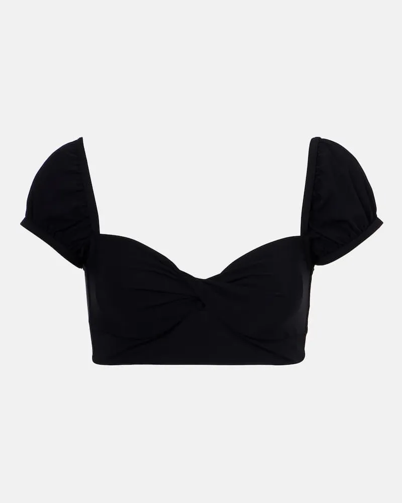 Karla Colletto Bikini-Oberteil Ventana Schwarz