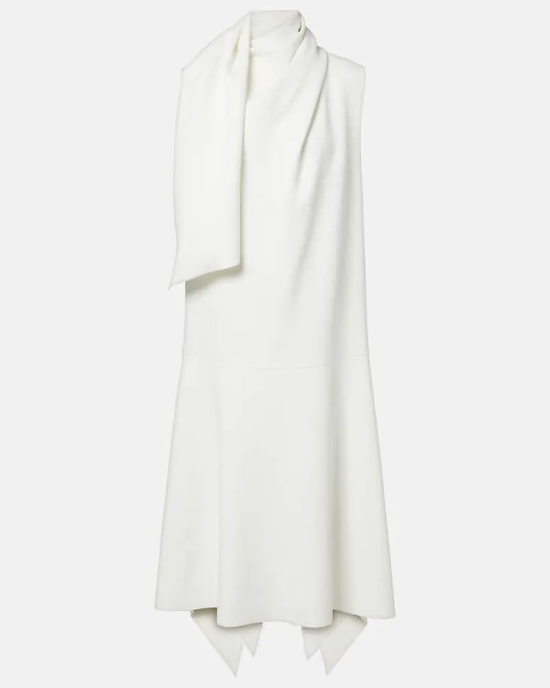 KHAITE Midikleid Loell Weiß