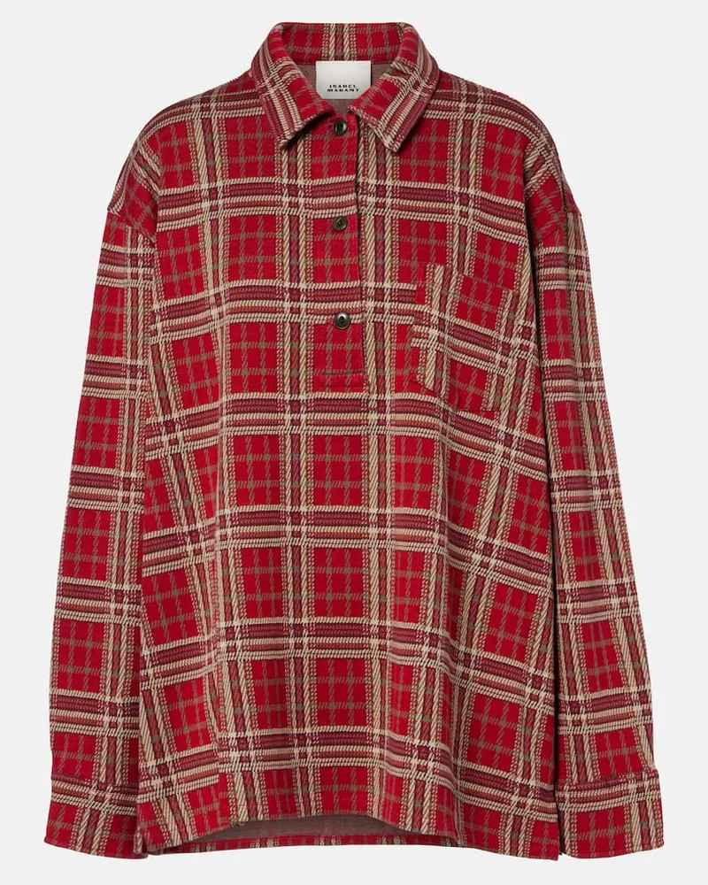 Isabel Marant Hemd Brunagd aus Baumwolle Multicolor