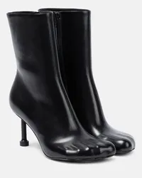 Balenciaga Ankle Boots aus Leder Schwarz