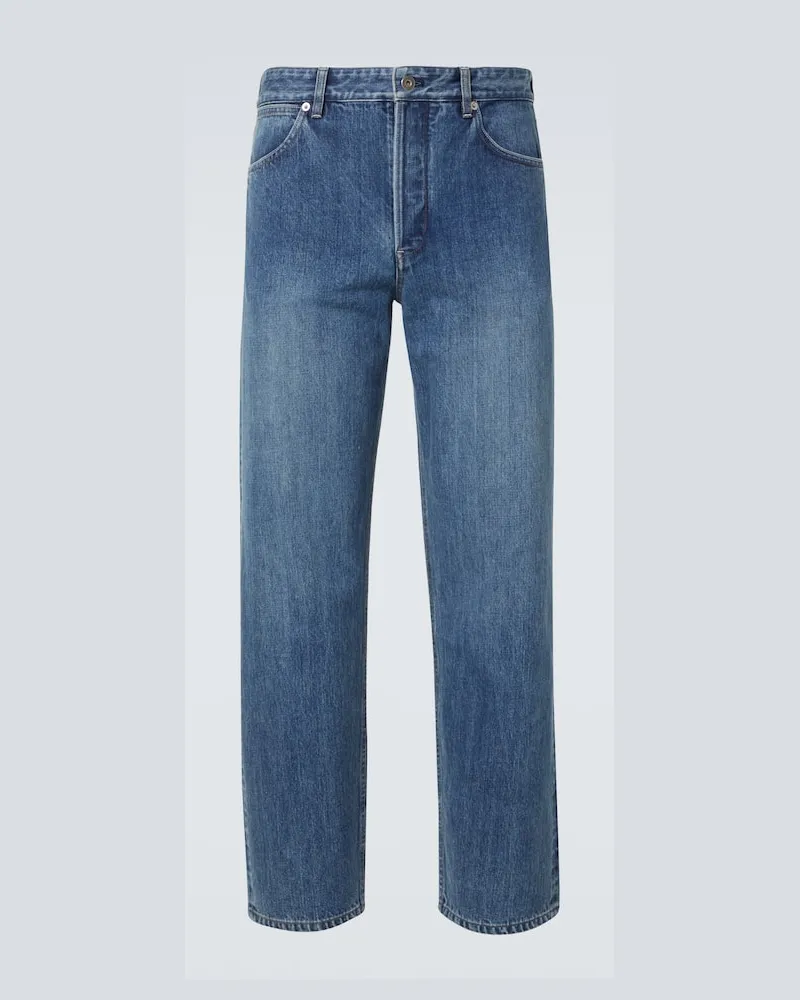 Jil Sander Straight Jeans Blau