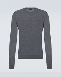 Tom Ford Pullover aus Wolle Grau