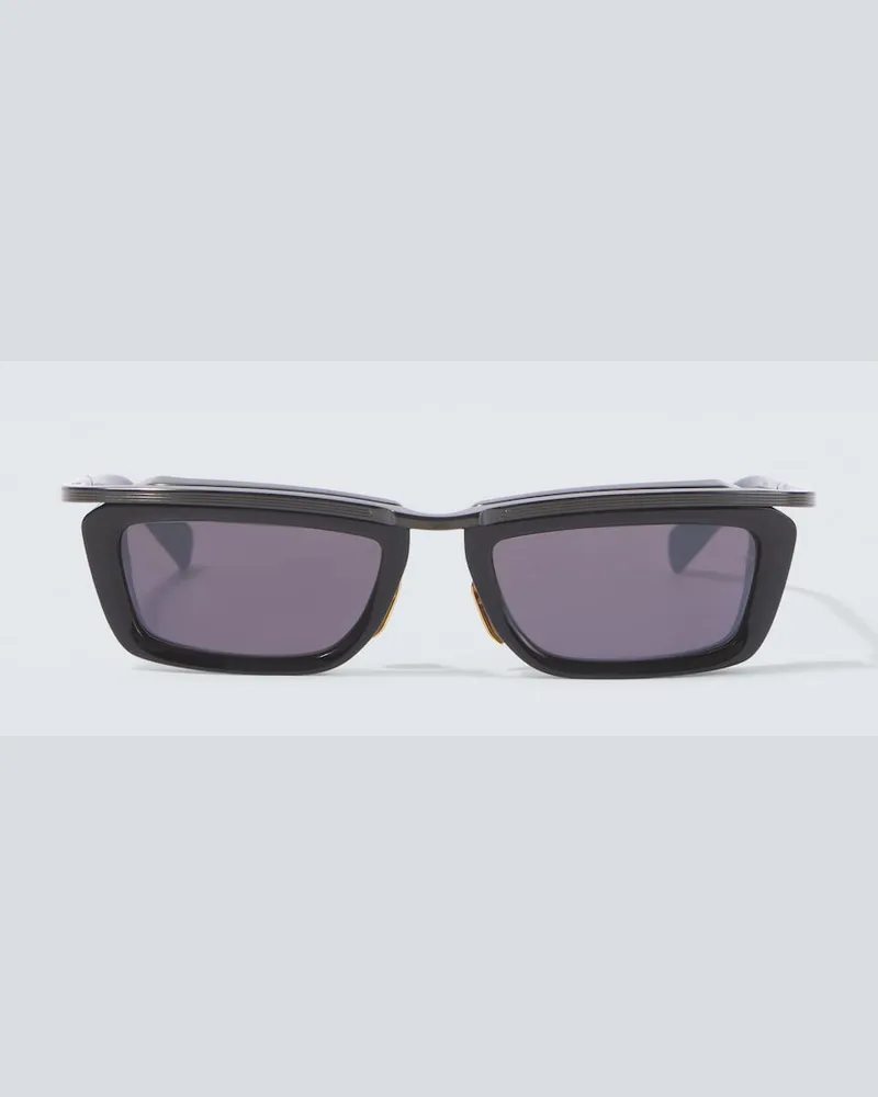 Jacques Marie Mage X Haider Ackermann Eckige Sonnenbrille Gaspard Schwarz