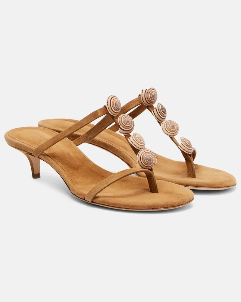 Christopher Esber Sandalen Sundial Heel 40 Beige