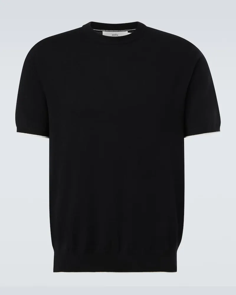 arch4 Pullover aus Kaschmir Schwarz