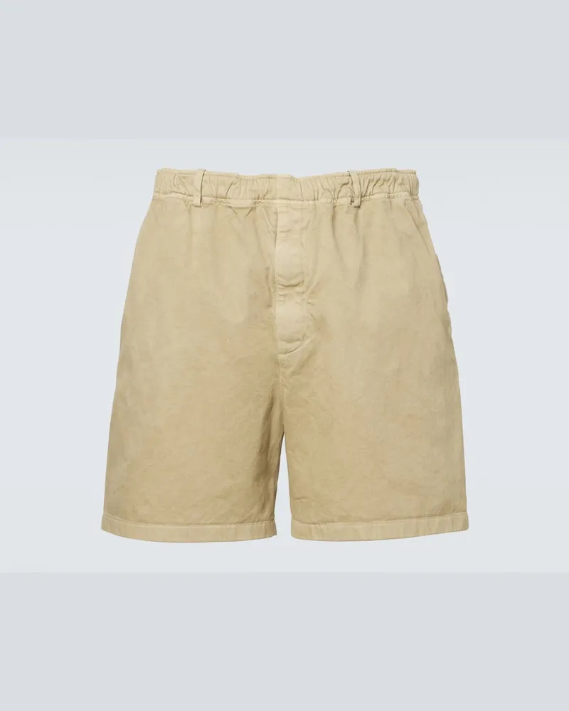 AURALEE Shorts aus Baumwolle Beige