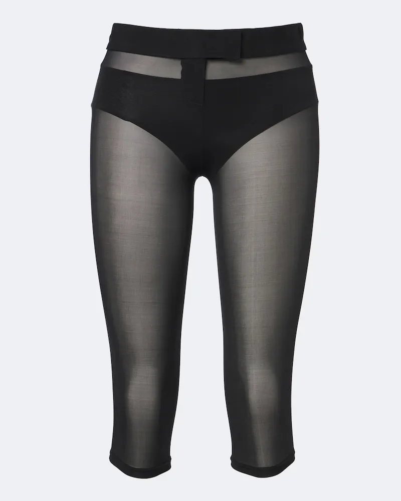 Magda Butrym Set aus Caprihose und Slip Schwarz