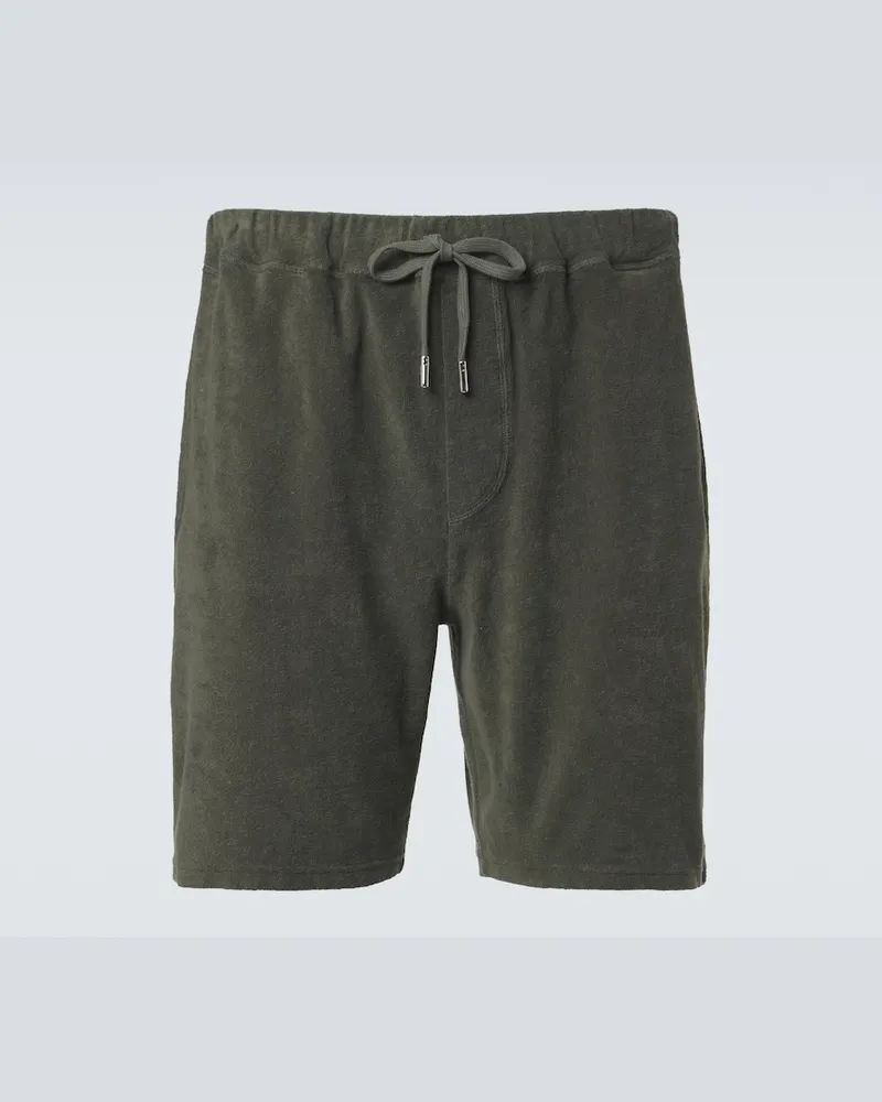 Fedeli Shorts aus Frottee Grün