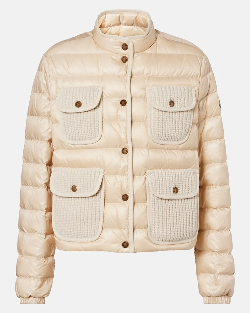 Moncler Daunenjacke Furet Weiß