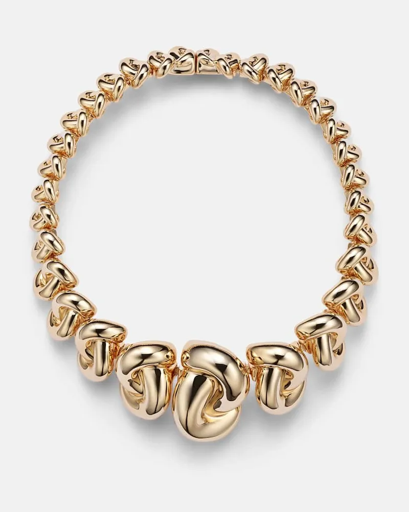 Jennifer Fisher Halskette Multi Knot aus 10kt Gelbgold Gold