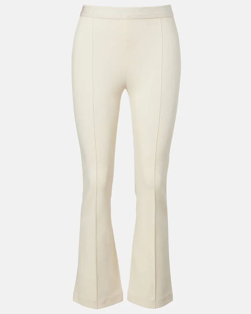 Wolford Cropped-Schlaghose Grazia aus Jersey Weiß