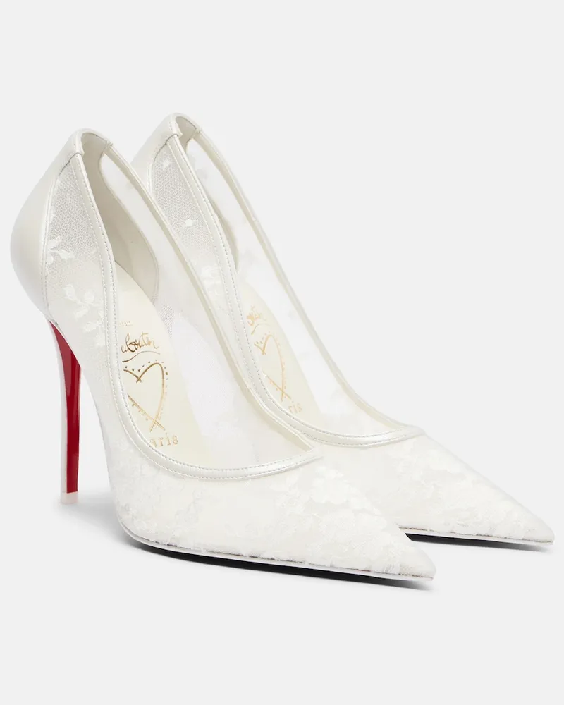 Christian Louboutin Pumps Miss Z mit Leder Weiß
