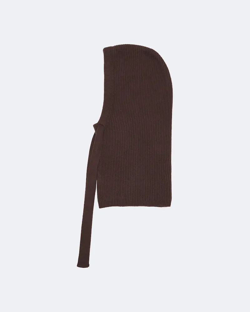 Brunello Cucinelli Balaclava aus Kaschmir Braun