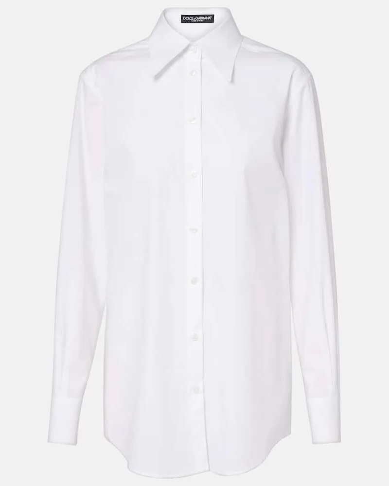 Dolce & Gabbana Hemd aus Baumwolle Weiß