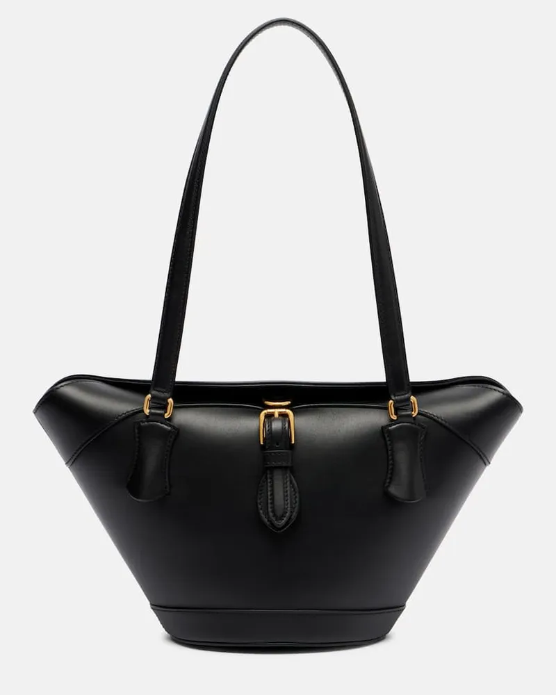 Dolce & Gabbana Tote Bag Capri Medium aus Leder Schwarz