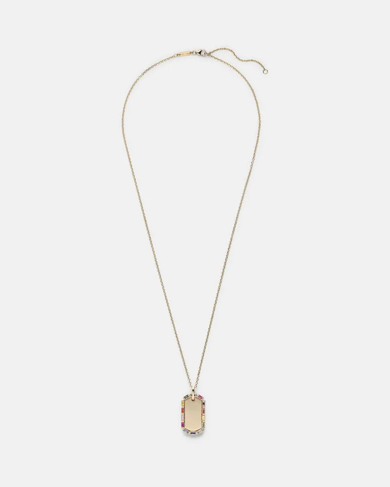 Suzanne Kalan Halskette aus 18kt Gelbgold mit Saphiren Gold