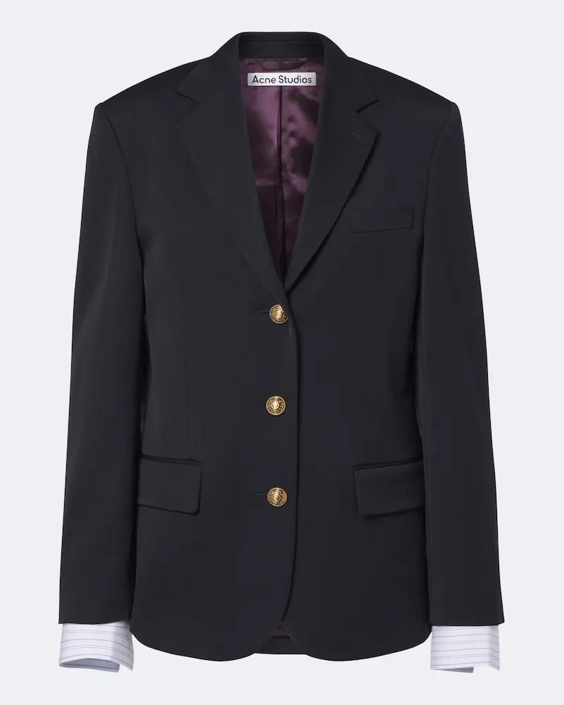 Acne Studios Blazer aus Wolle Blau