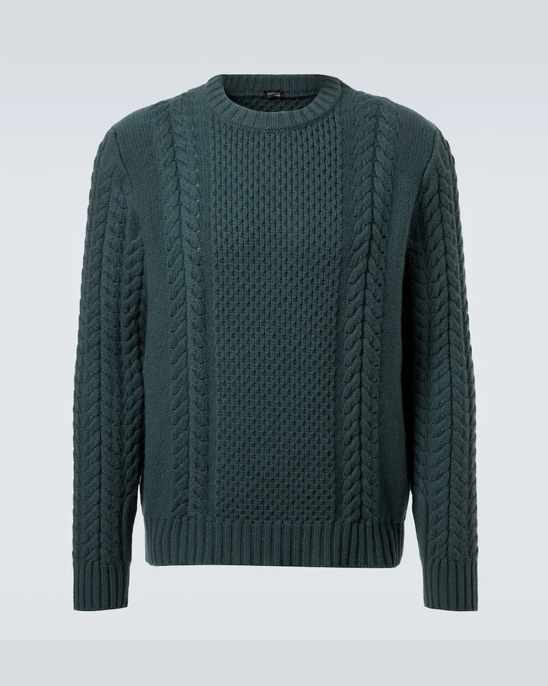 Kiton Pullover aus Kaschmir Grün